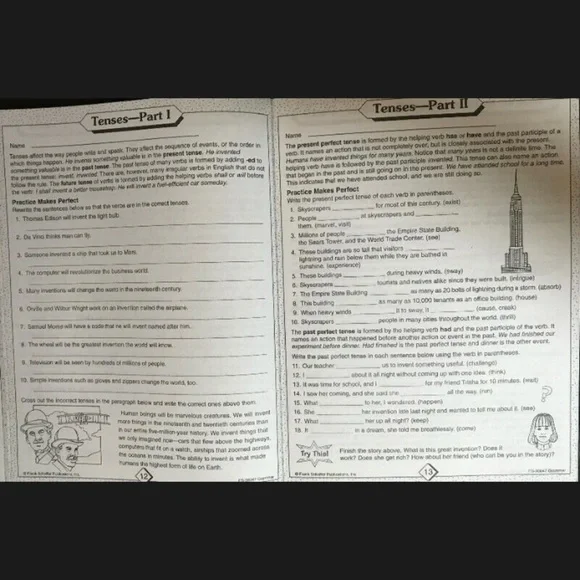 Grade 8 Basic First GRAMMAR workbook - Picture 3 of 6